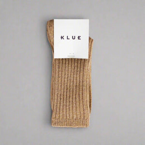 KLUE Silk and Wool beige socks