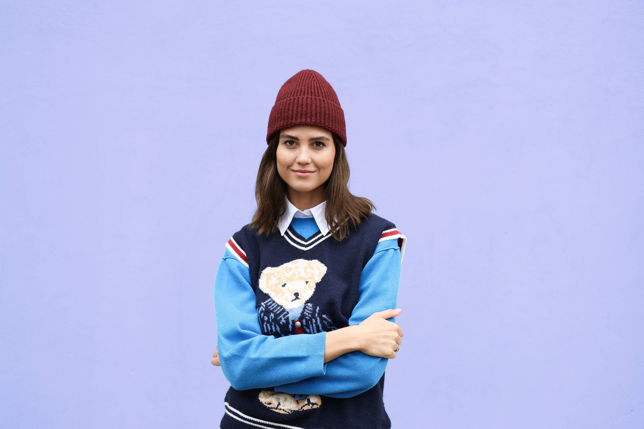 Klue Soft Burgundy Beanie