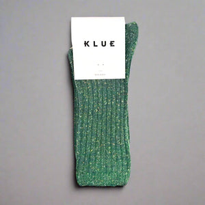KLUE Silk and Wool Dark Green socks