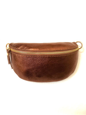 Cassette - Fanny Pack  Metallic Pink: Metallic Bronze