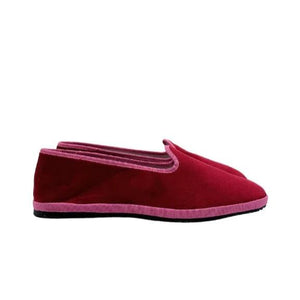 Le Orsine red velvet slipper - MADE THE EDIT