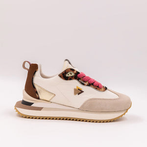0-105 Lenox White Leopard sneaker