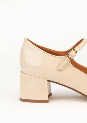 Maison Toufet Bianca Cream Mary-Janes - MADE THE EDIT