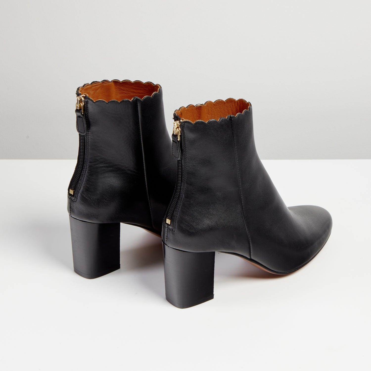 Maison Toufet Giselle Black Ankle Bootb - MADE THE EDIT