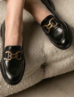 Maison Toufet Lyna Black Loafer - MADE THE EDIT