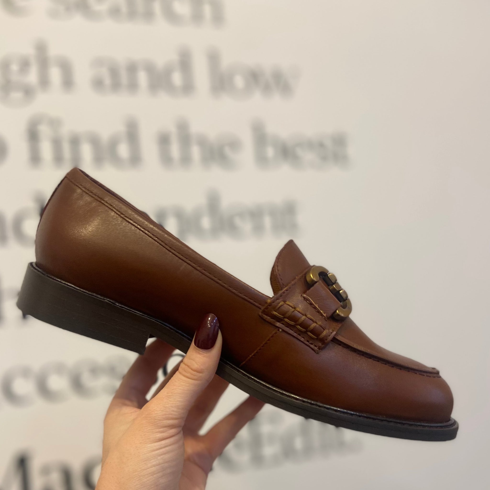 Maison Toufet Lyna Cognac Loafer - MADE THE EDIT