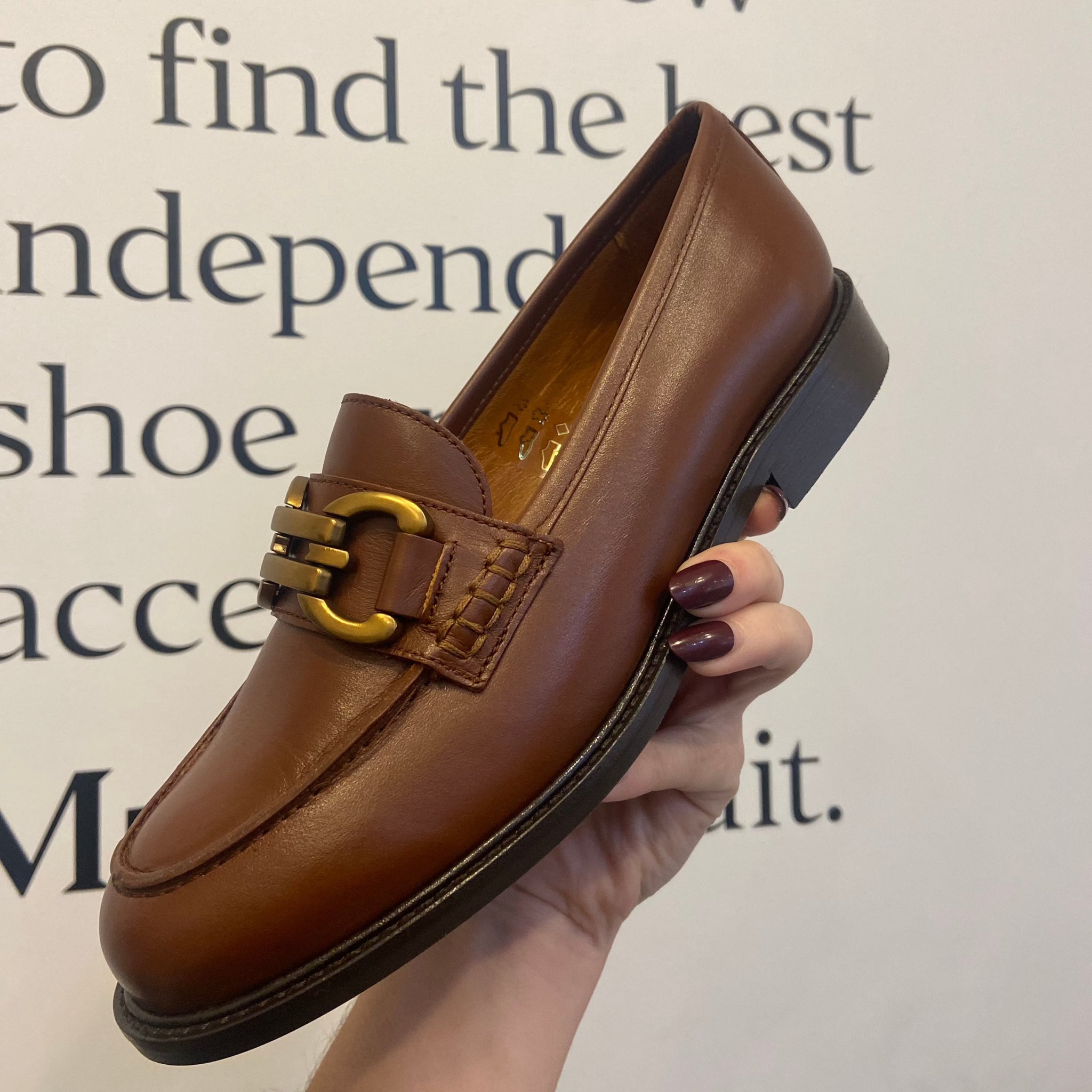 Maison Toufet Lyna Cognac Loafer - MADE THE EDIT
