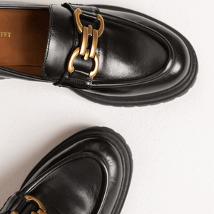 Maison Toufet Naomie Black Loafer - MADE THE EDIT