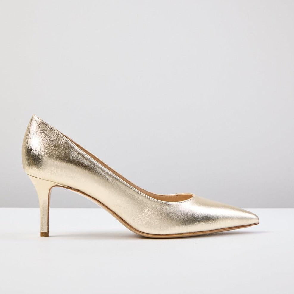 Milly Soft gold pump - MADE THE EDIT