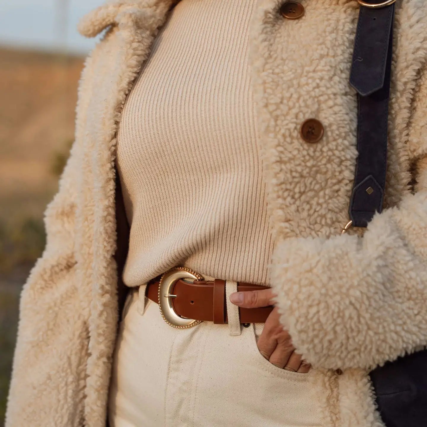 Tan Leather Belt