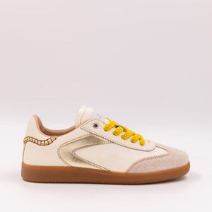 0-105 Nova White Gold Sneaker