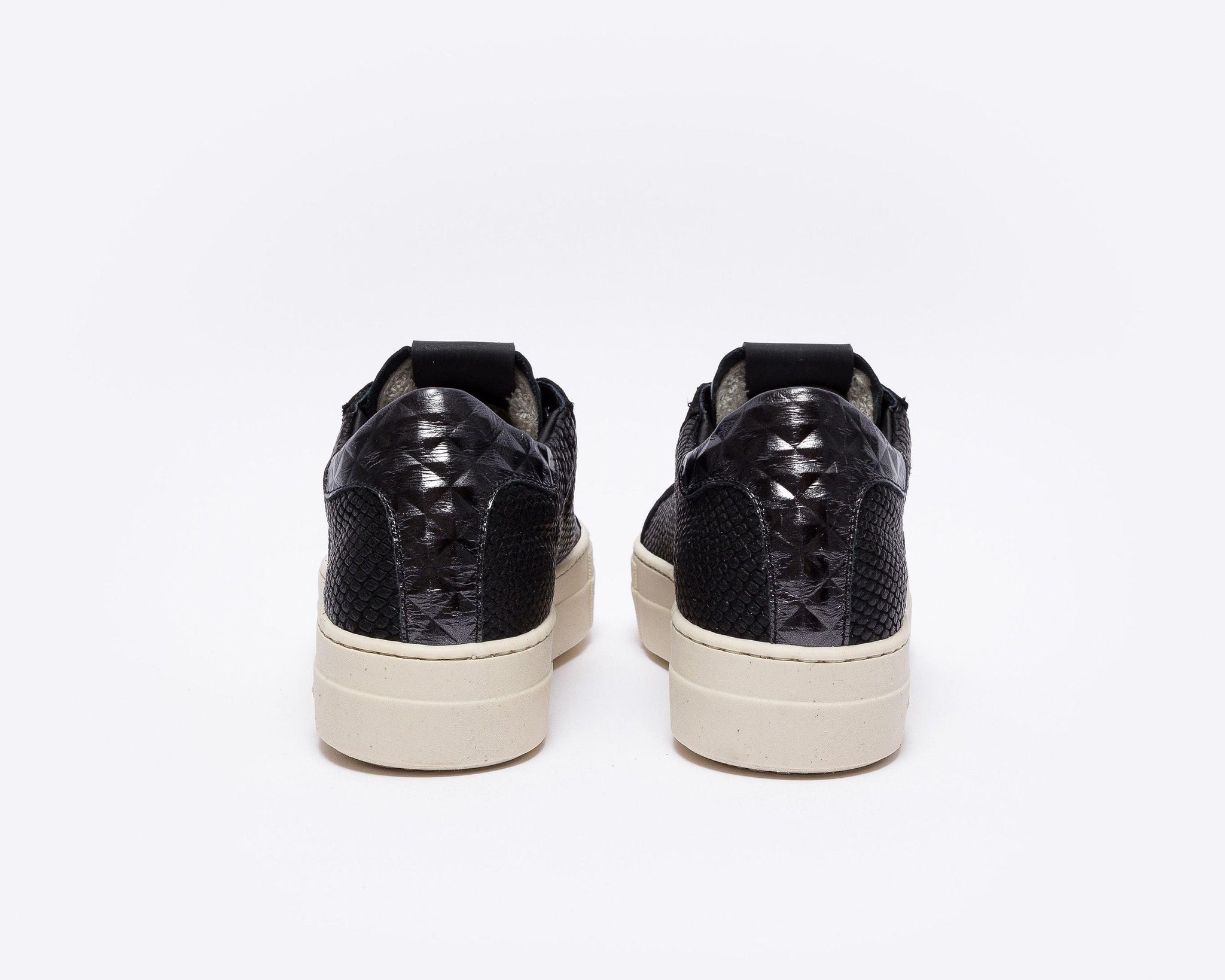 P448 Thea Cheope Black Platform Trainer - MADE THE EDIT