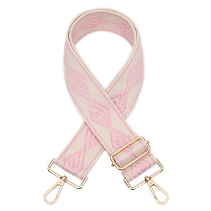 Pink diamond bag strap