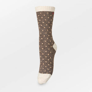 Dotted Wola spotted sock beige