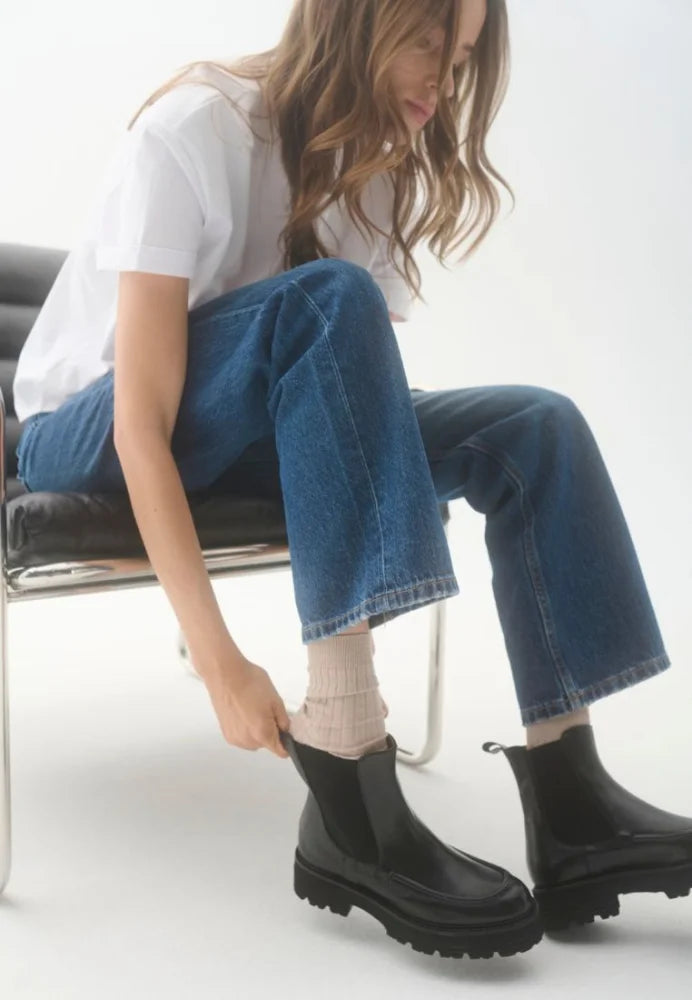 Bukela Riva Black Leather Boot