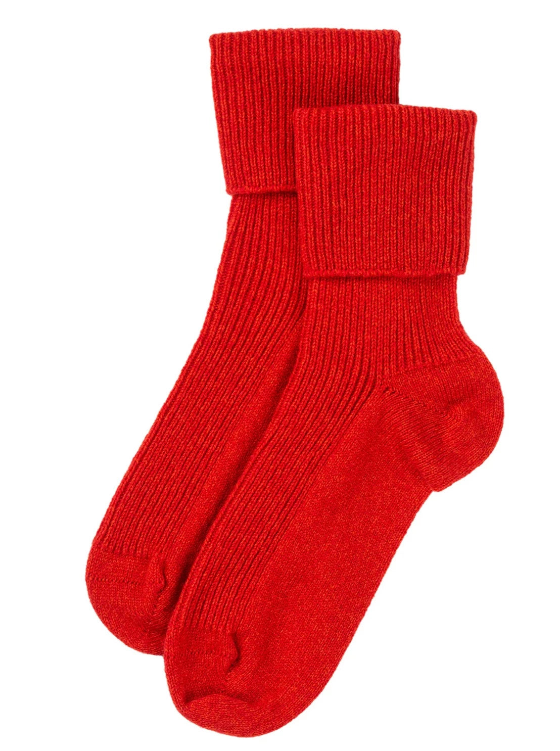 Red Cashmere Socks