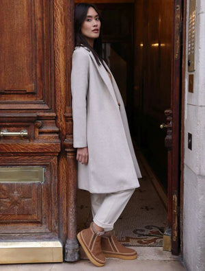 Laidback London Setsu Camel suede