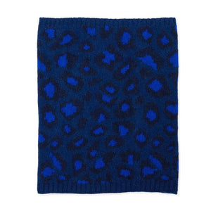 Somerville Blue/Navy Leopard Print Snood - MADE THE EDIT