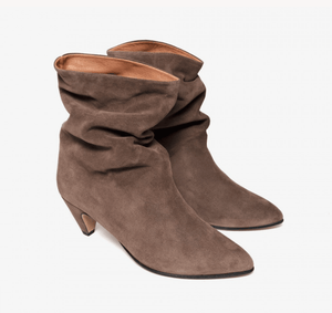 Anonymous Copenhagen Dark Taupe Suede Vully Boot - MADE THE EDIT