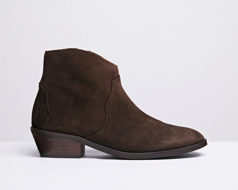Fiona Brown Suede Ankle boots - MADE THE EDIT