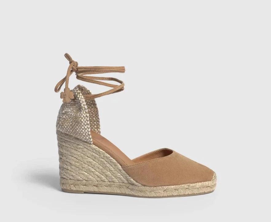 Carina 8 clearance canvas wedge espadrilles