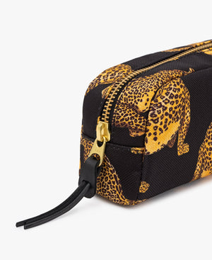 Cheetah Small Make up Bag - MADE THE EDIT