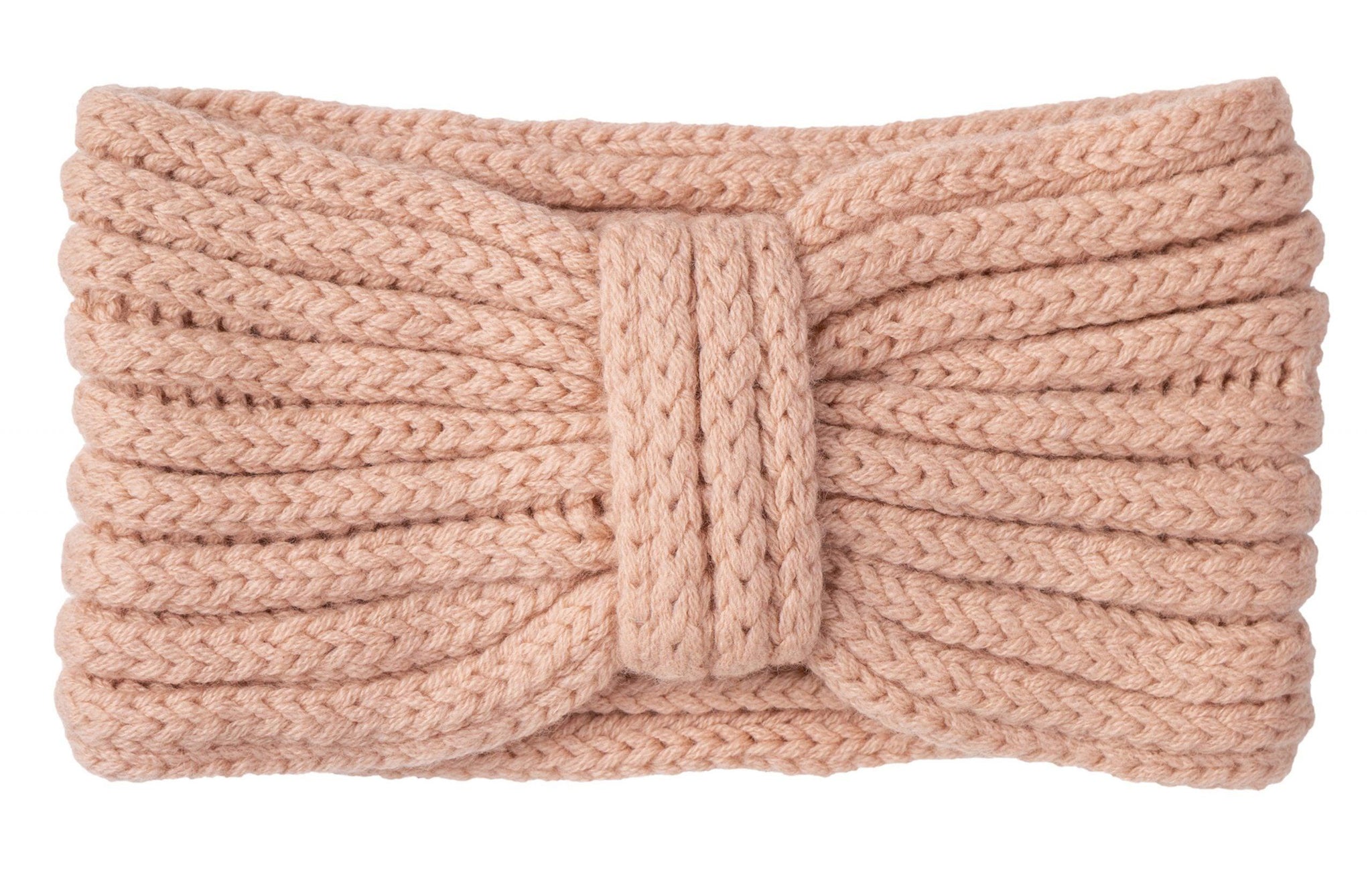 Coral Cashmere Earwarmer - MADE THE EDIT