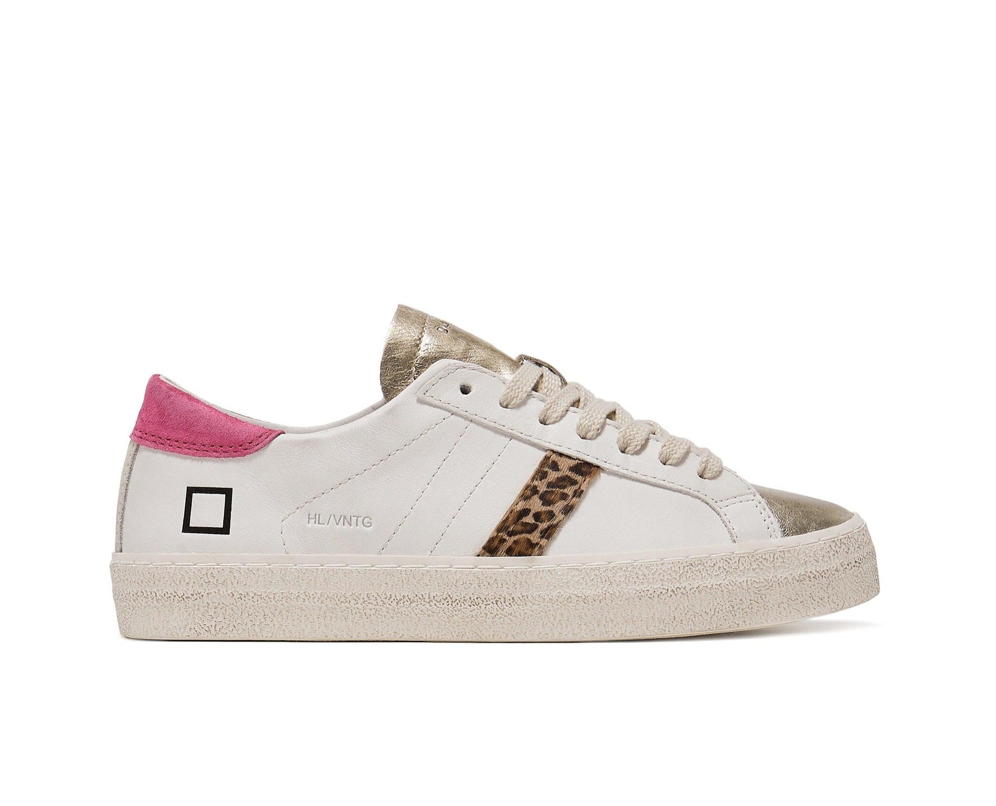 D.A.T.E Hill Low White and Pink trainer - MADE THE EDIT