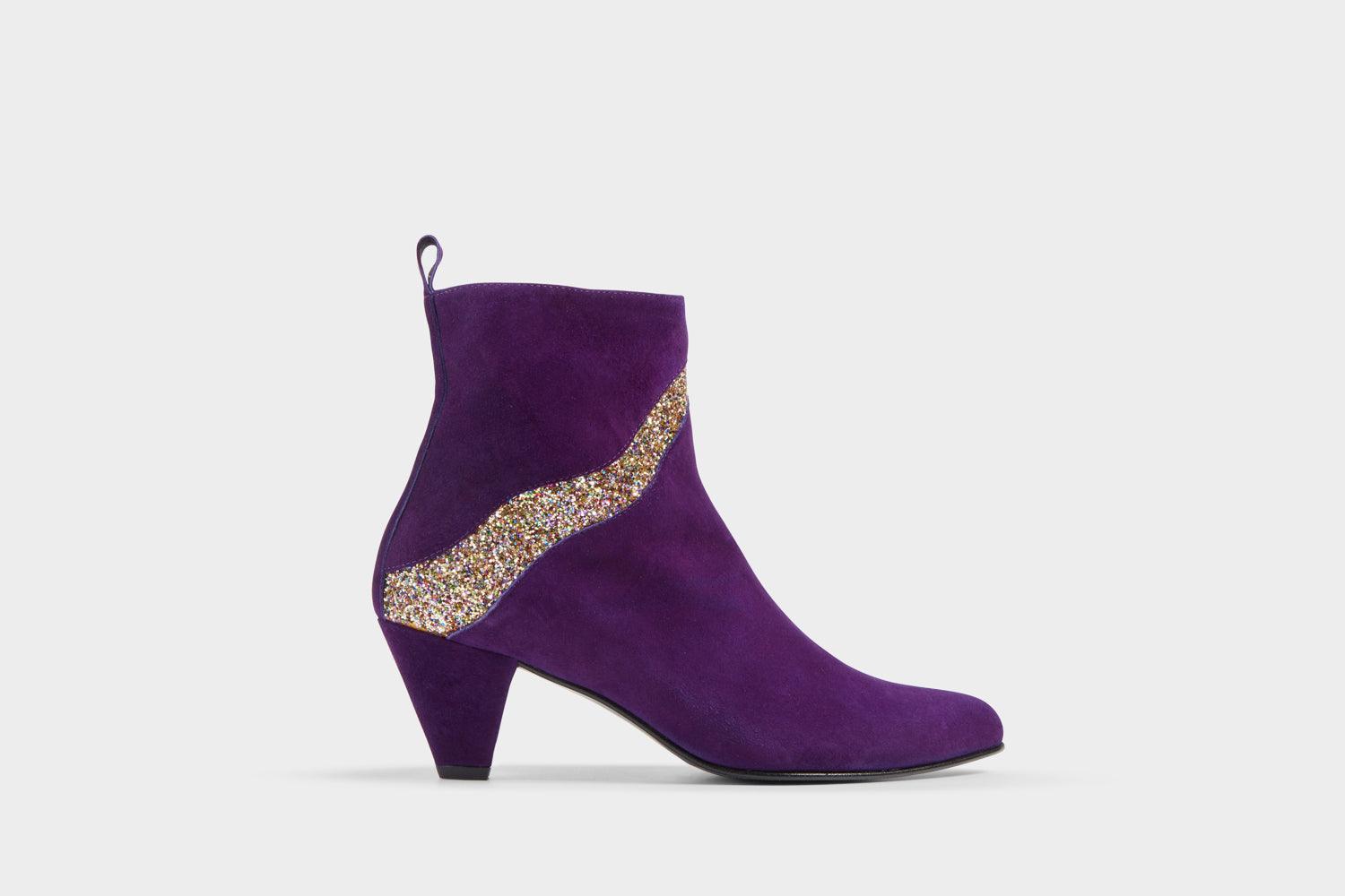 Emma Go Andrea Purple Sparkle Ankle Boot - MADE THE EDIT