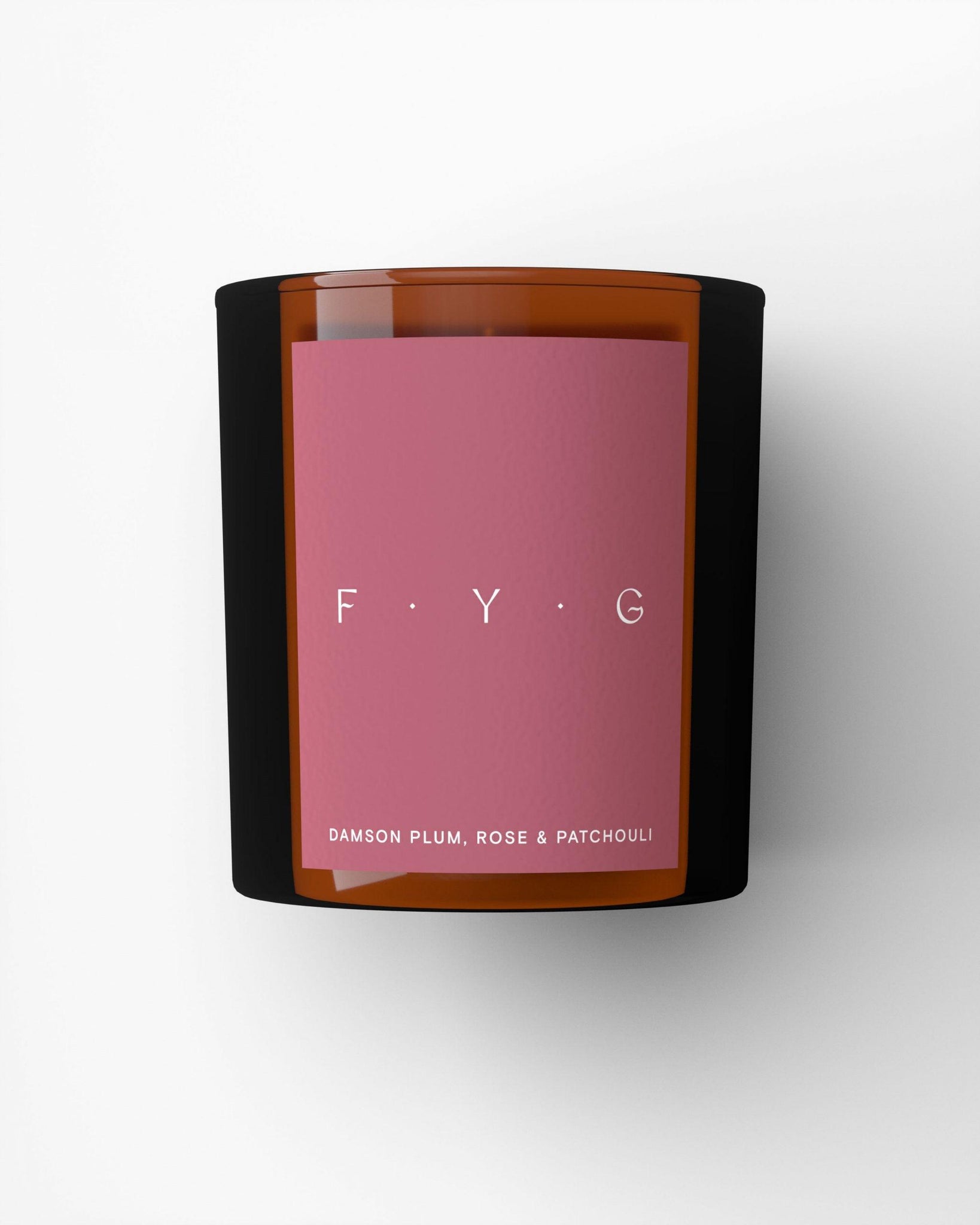 F.Y.G Candle Damson Plum, Rose & Patchouli - MADE THE EDIT