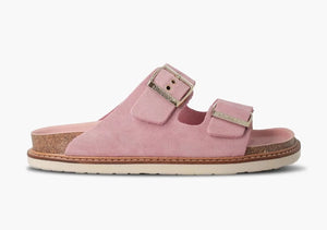 Genuins Hawaii Velour Soft Pink Sandal Mule Style - MADE THE EDIT