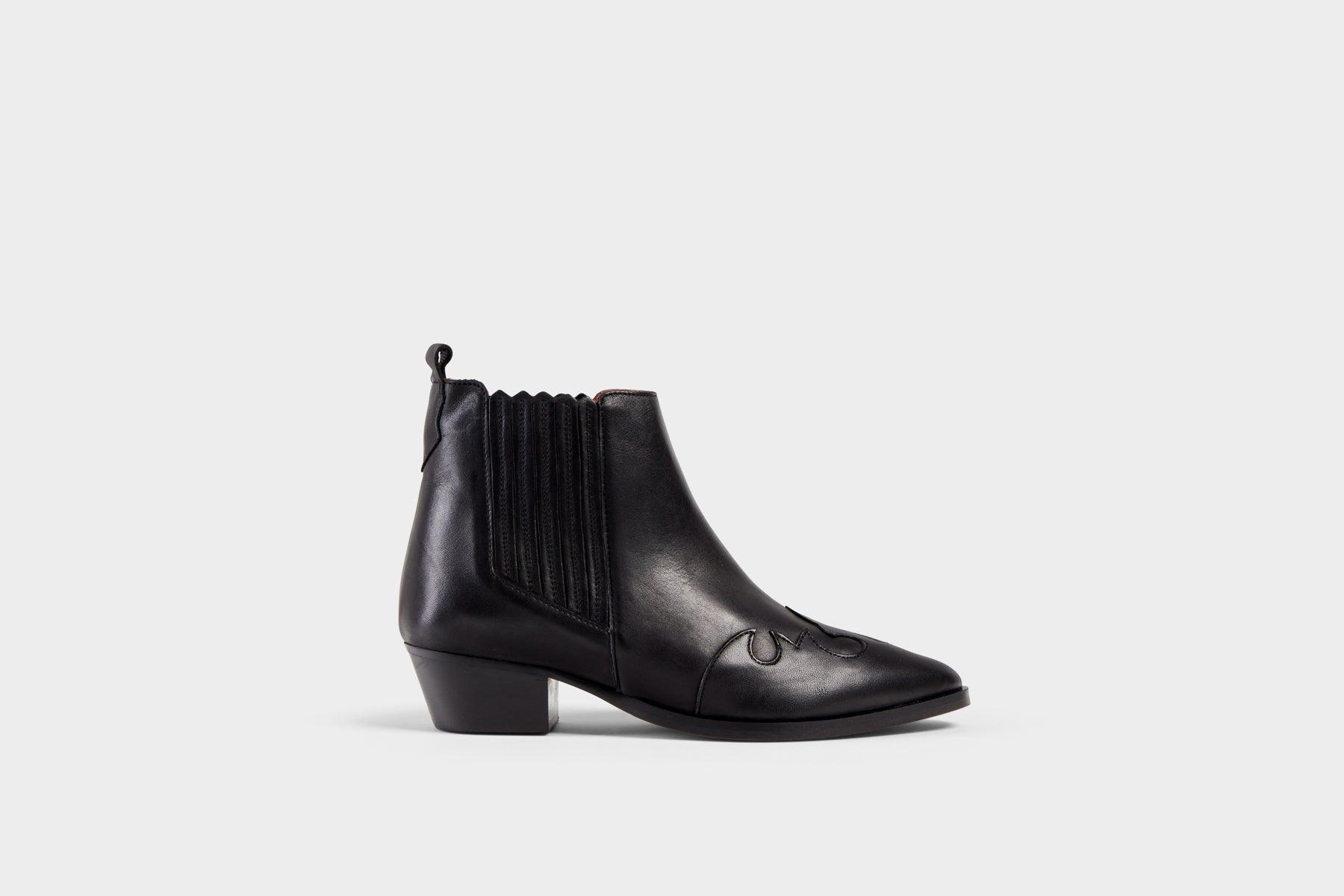 Eva Cowboy Ankle Boot - MADE THE EDIT