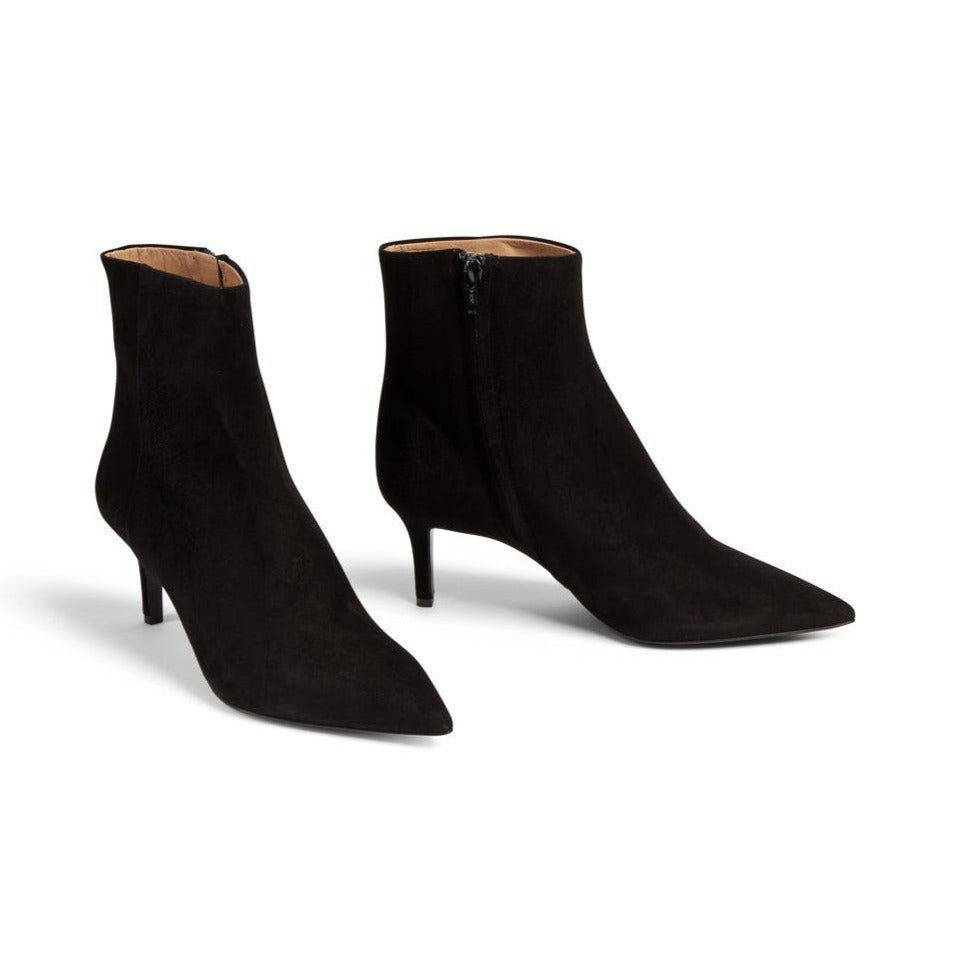 Oscar Black Suede Ankle Boot - MADE THE EDIT