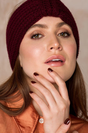 Bordeaux Cashmere Earwarmer - MADE THE EDIT