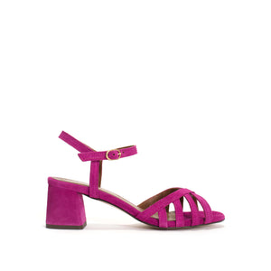 Issi 55 Raspberry Red Block Heel - MADE THE EDIT