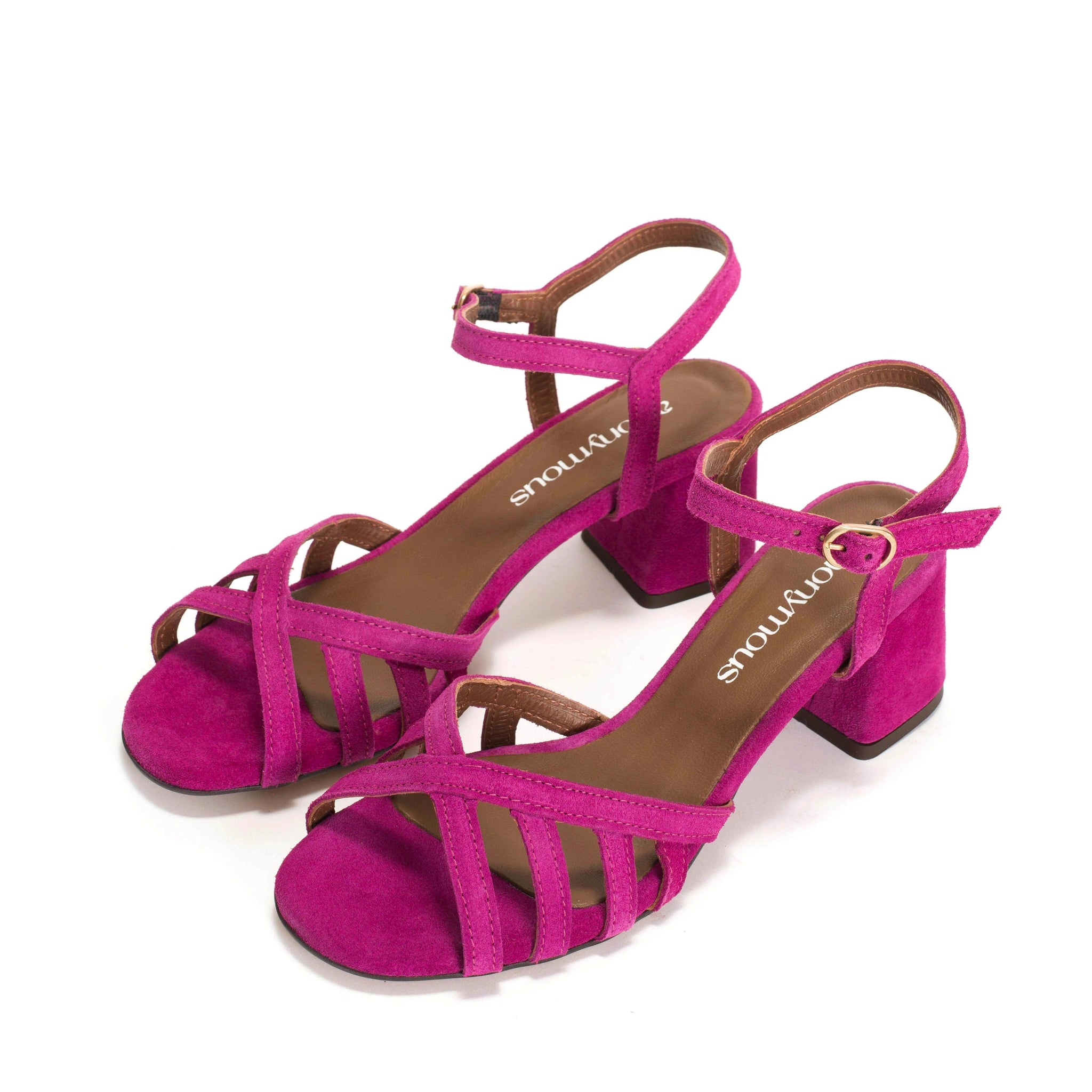 Issi 55 Raspberry Red Block Heel MADE THE EDIT